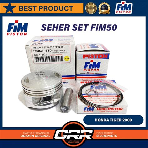 Jual Seher Kit Piston Set Tiger Tiger Revo Fim Overses Std