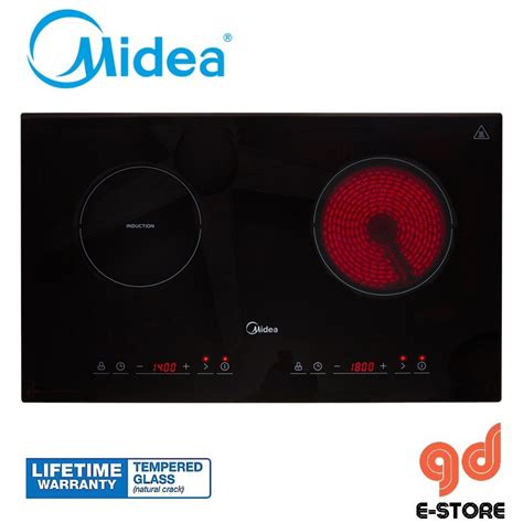 Midea Mc Ihd Built In Induction And Ceramic Hob W Dualzone