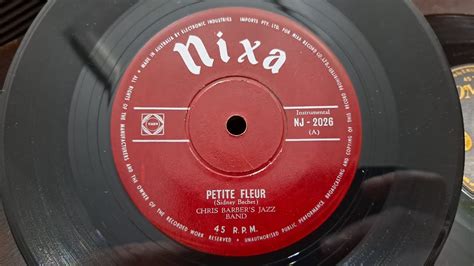 Petite Fleur Chris Barber S Jazz Band Nixa 45rpm Vinyl Record From