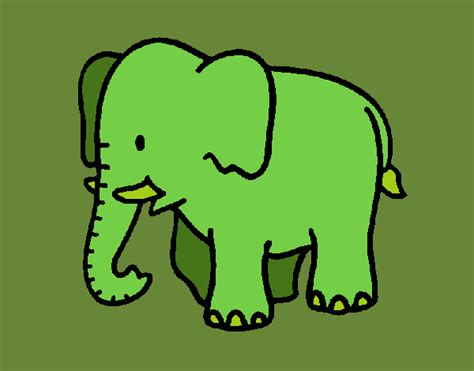 Dibujo De Elefante Bebe Pintado Por En El Día 07 08 23 A Las 234338 Imprime