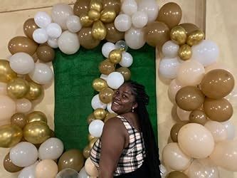 Amazon Pcs Brown Balloons Garland Arch Kit Nude Coffee Brown