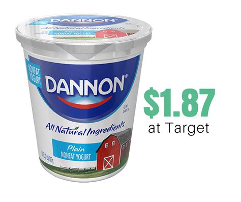 Dannon Yogurt Quart, $1.87 at Target :: Southern Savers