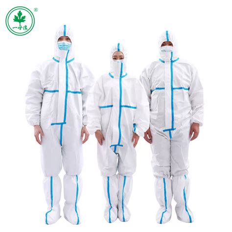 Anti Virus Sterile PP Non Woven SMS Disposable Safety Suit Protective