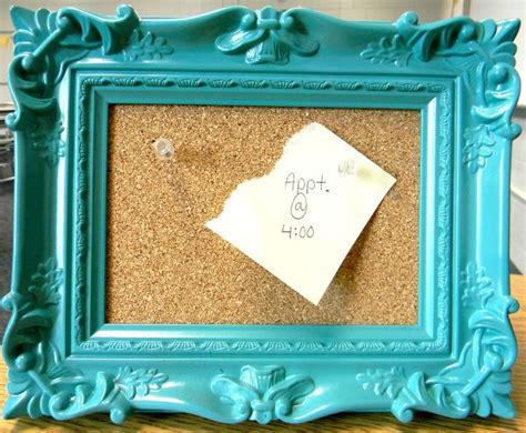 Framed Cork Board Easy Diy Cork Board Craft Ideas Pinterest Diy