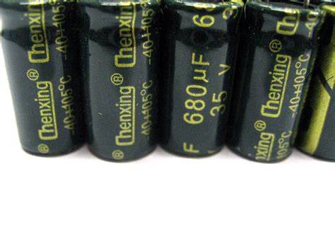 680uF 35V 10Pcs Electrolytic Capacitors 35V 680uF Volume 10x20mm EBay