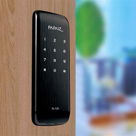 Fechadura Digital Papaiz Smart Lock Sl Preto Fosco Dovale