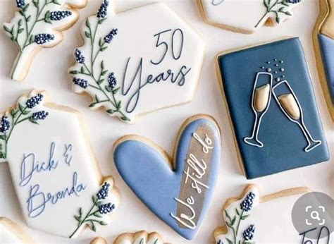 Pin By Jody Dewan On Themes Th Anniversary Cookies Anniversary