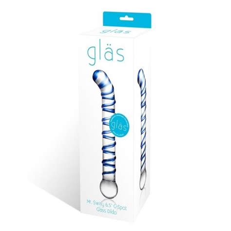 Glas Mr Swirly 6 5 G Spot Glass Dildo Sex Toys At Adult Empire