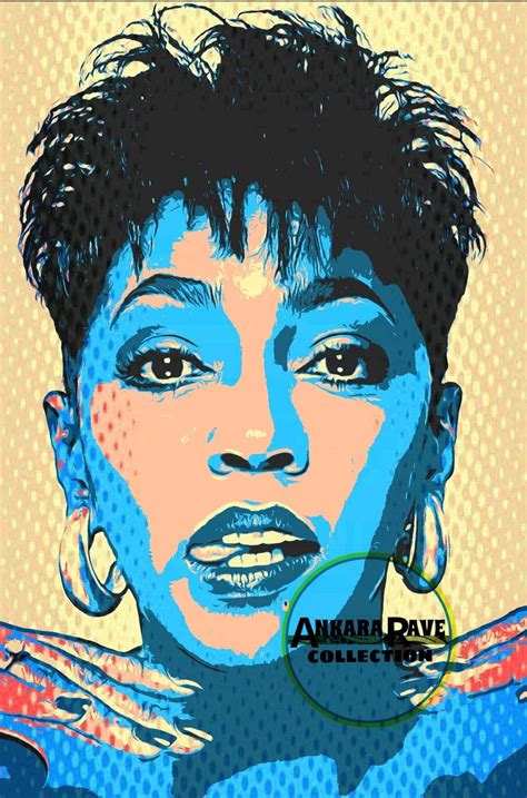 Anita Baker Digital Art, Instant Download, Modern Pop Art, Musician Art ...