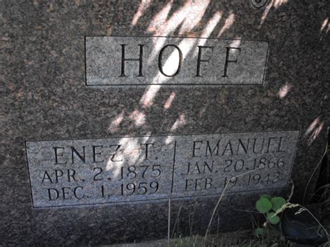 Enez Thornton Hoff 1875 1960 Mémorial Find a Grave