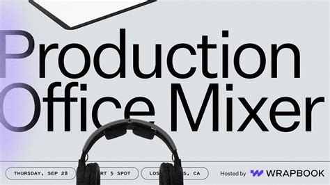 Production Office Mixer Wrapbook