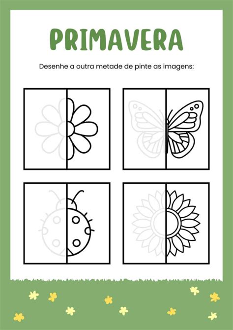 Atividade Primavera 1 Ano - Atividades sobre a Primavera para 1º e 2º Ano
