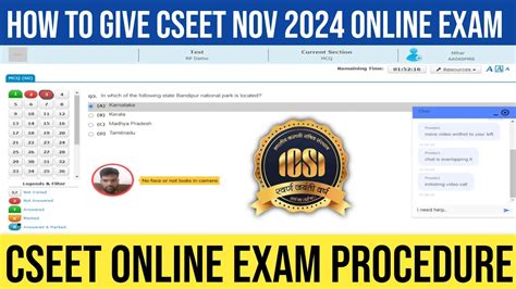 CSEET November 2023 Online Exam Procedure How To Give CSEET Nov 2023