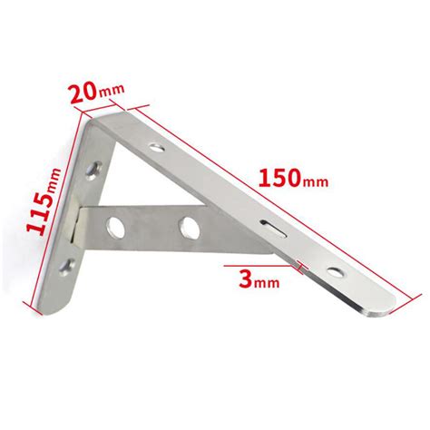 2pcs Shelf Support Bracket Heavy Duty High Load Wall Brackets 6 8 10