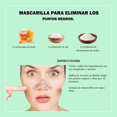 Mascarilla casera para eliminar los granitos acné y puntos negros de la