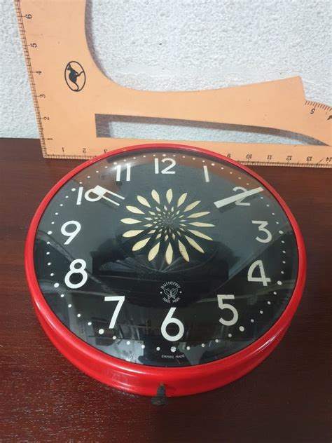 Vintage Butterfly Clock Very Rare Not Many Chance You Can Get A Black