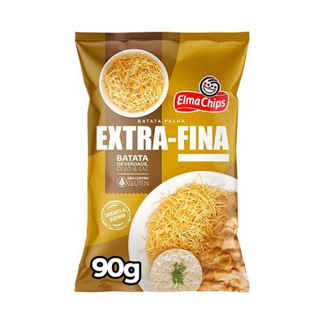 Batata Palha Elma Chips Extra Fina 90g Supermercados Pague Menos