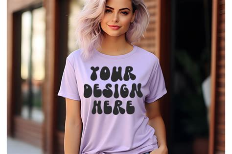 Orchid Comfort Colors Tshirt Mockup Graphic By Misba Design Creative