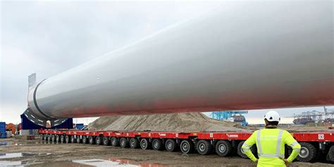 Biggest Ever Offshore Wind Turbines Tower Rolls Into Rotterdam Recharge