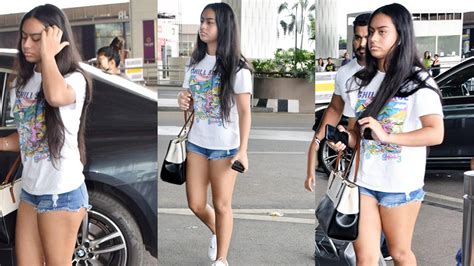 Now Ajay Devgns Daughter Nysas Miffed Airport Look Goes Viral