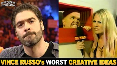 Dutch Mantell On Vince Russo S Worst Creative Idea Ever Youtube