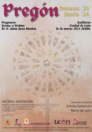 Ya están disponibles las invitaciones para el pregón de la Semana Santa