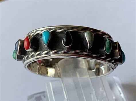 Mexico Taxco Argent Bague Turquoise Corail Rouge Catawiki