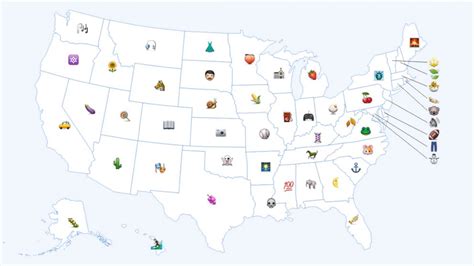 The United States Of Emojis Map Of Emojis Self Images And Photos Finder