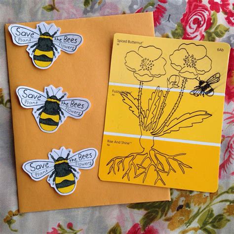 Snootyfoxfashion Save The Bees Stickers From Gkirschner