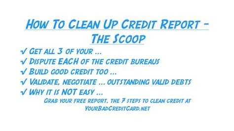 How To Clean Up Credit Report The Scoop Youtube