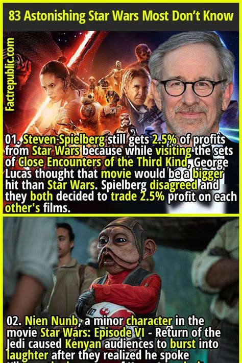 83 Astonishing Star Wars Facts Even The Most Hard Core Fans Don’t Know Fact Republic Star