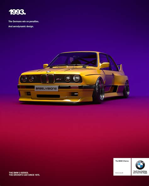 Artstation Bmw Ad Inspired Bmw E30 Widebody Render Set