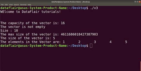 C Vector Learn 5 Types Of Functions Associated With Vector DataFlair