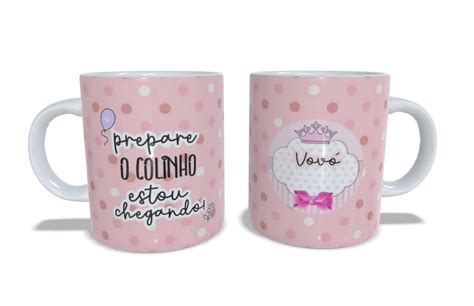 Caneca Vovó Elo7 Produtos Especiais