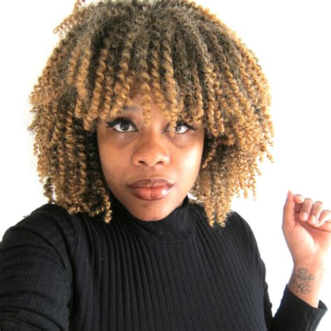 Leeven 8inch Marlybob Crochet Kinky Twist Synthetic Hair Ombre Braiding