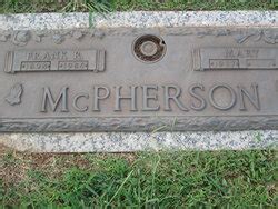 Frank Robert McPherson 1898 1986 Memorial Find A Grave