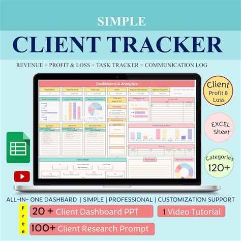 Customer Tracker Crm Etsy