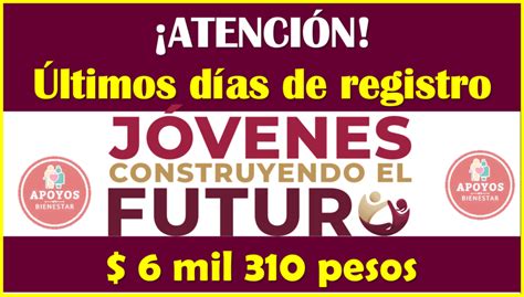 ≫ ¡atenciÓn Últimos Días Para Que Te Puedas Incorporar En Jóvenes