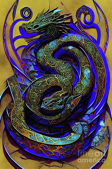 Serpent Symbolism Painting by Pierre Blanchard - Fine Art America