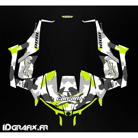 Kit Dekor Army Series Gelb Turbo Idgrafix Can Am Maverick