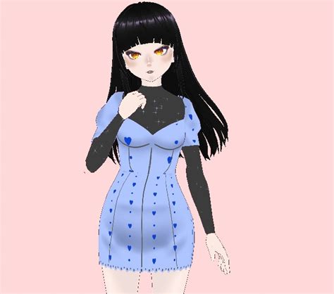 Vroid Model Assets Clothing Sweetheart Dress Pack For 3d Female Model