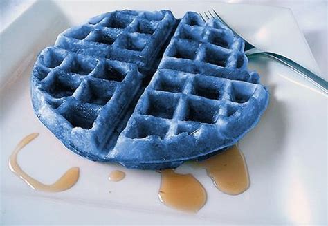 Blue Colored Waffles Skte etter blue coloured