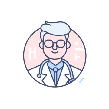 Concepto De Icono M Dico Vector Png Un Hombre Con Gafas Que Tiene El