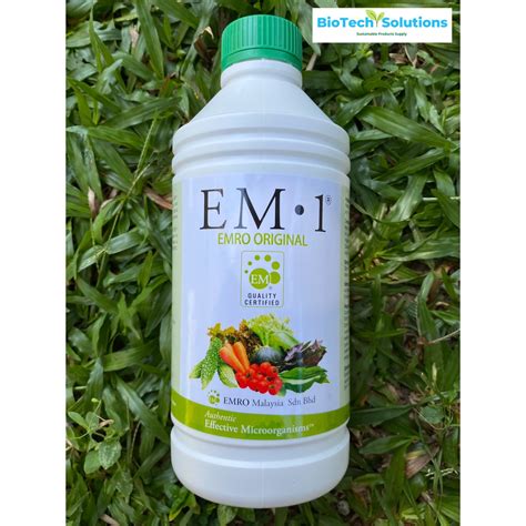 Em Emro Original Em Effective Microorganisms Litre Soil