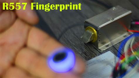 R557 Capacitive Fingerprint Sensor Or Scanner With Arduino Biometric