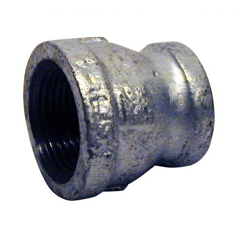 1 1 4 In X 1 In Galvanized Malleable Iron Fpt X Fpt Reducing Coupling 511 365hn The Home Depot