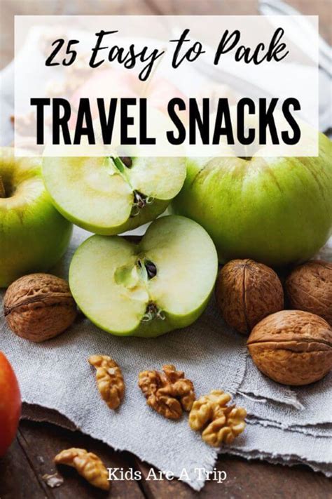 25 Easy to Pack Travel Snacks