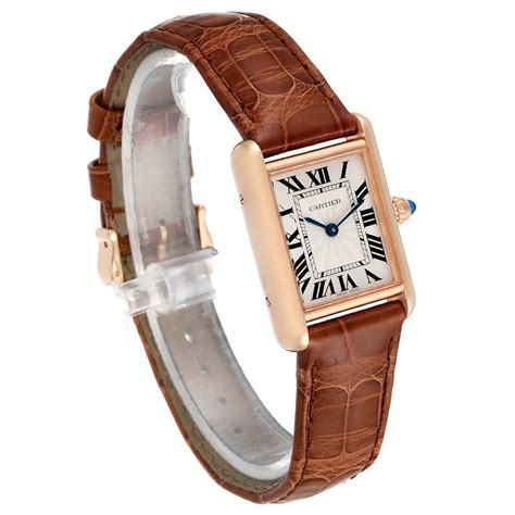 Cartier Tank Louis Rose Gold Wgta Stock Swisswatchexpo