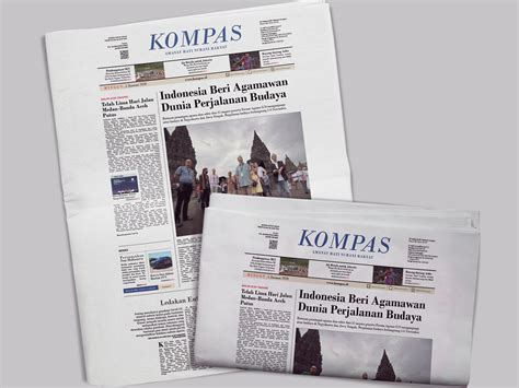 Kompas Newspaper Design - Edition 4 by Zidan Gema Ramadhan on Dribbble