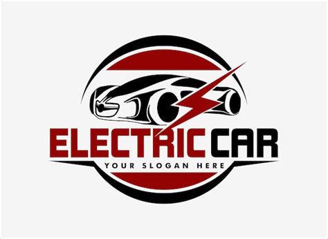 Logotipo De Coche El Ctrico Moderno Y Futurista Veh Culo Ecol Gico